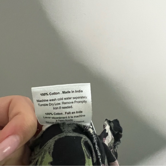 Mahogany VALERIE Pyjama Set Multicolor Floral Two Piece Top Bottom Set Size L - Picture 5 of 10